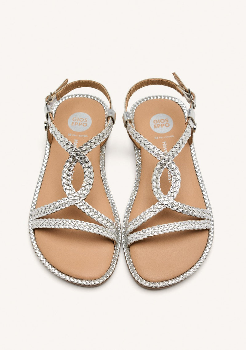 BRAIDED LEATHER SANDALS SUFFIELD