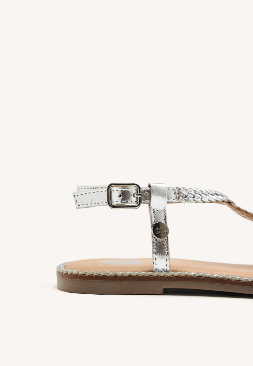 BRAIDED LEATHER SANDALS SUFFIELD