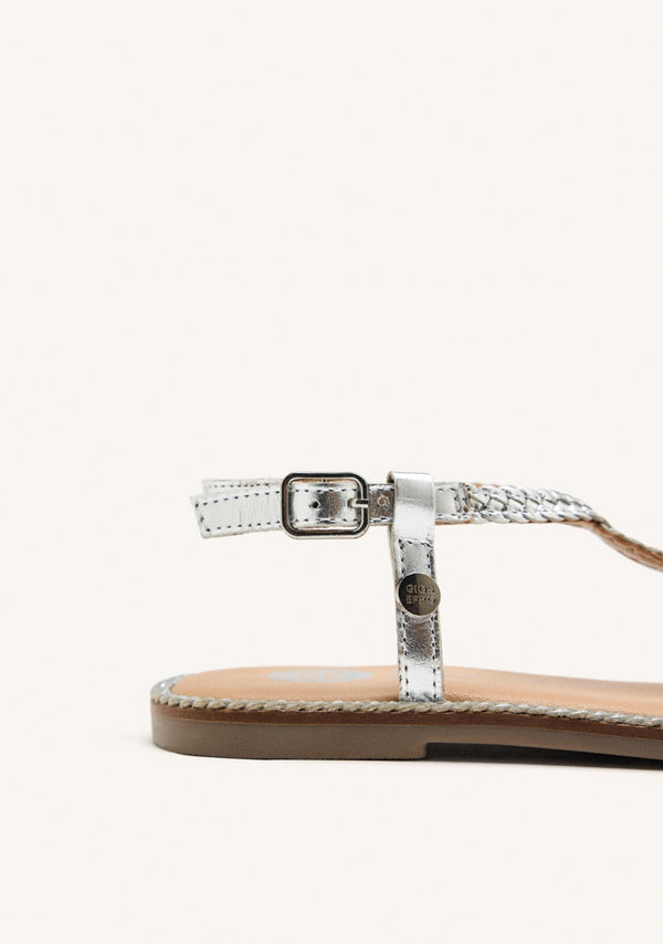 BRAIDED LEATHER SANDALS SUFFIELD