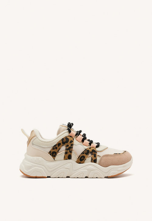 LEOPARD LEATHER SNEAKERS LANDGROVE