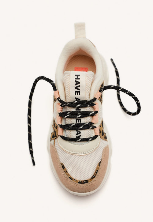 LEOPARD LEATHER SNEAKERS LANDGROVE