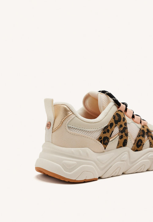 LEOPARD LEATHER SNEAKERS LANDGROVE