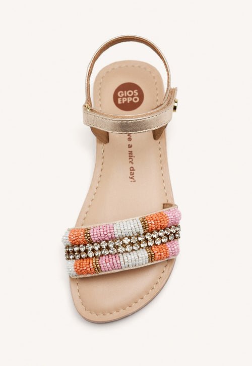 SANDÁLIAS COURO METALIZADO COUDERAY