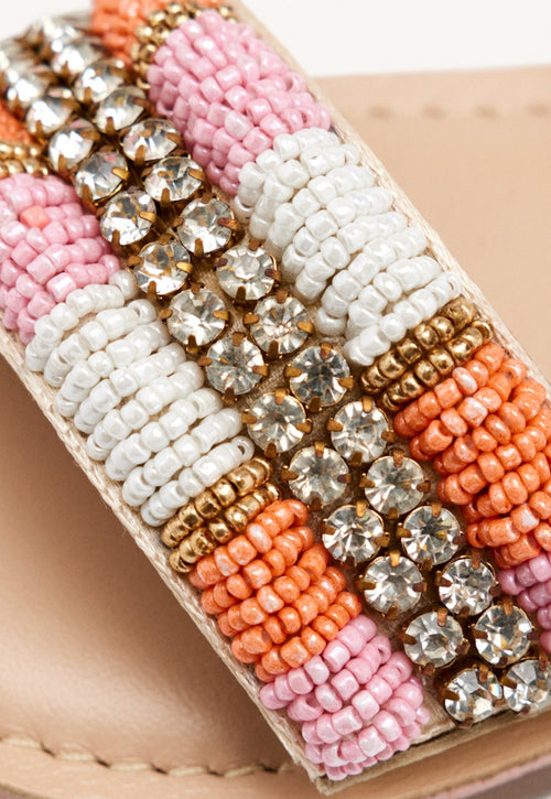 SANDÁLIAS COURO METALIZADO COUDERAY