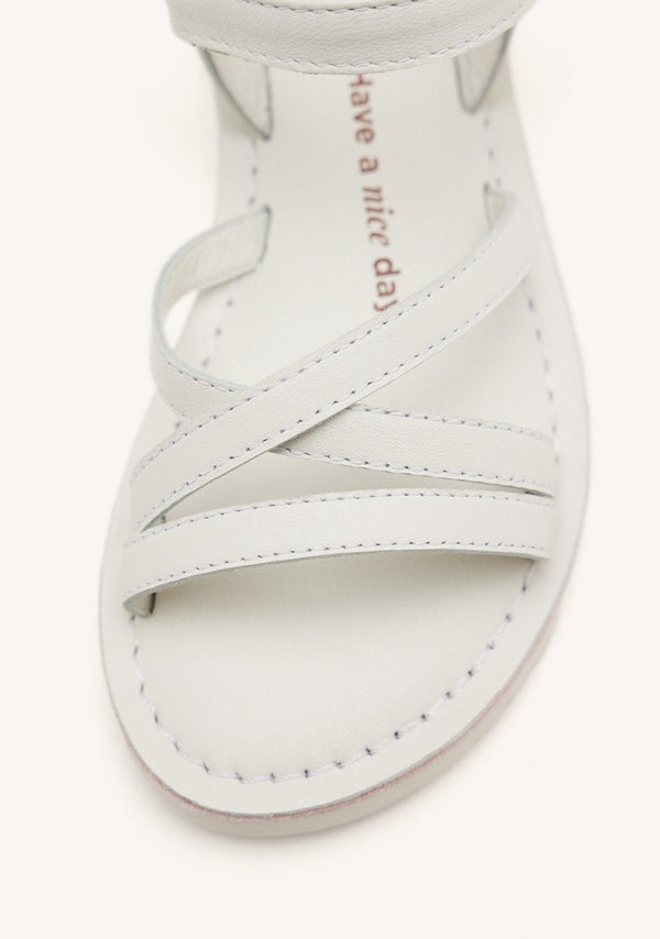 LEATHER STRAP SANDALS TOLLAND