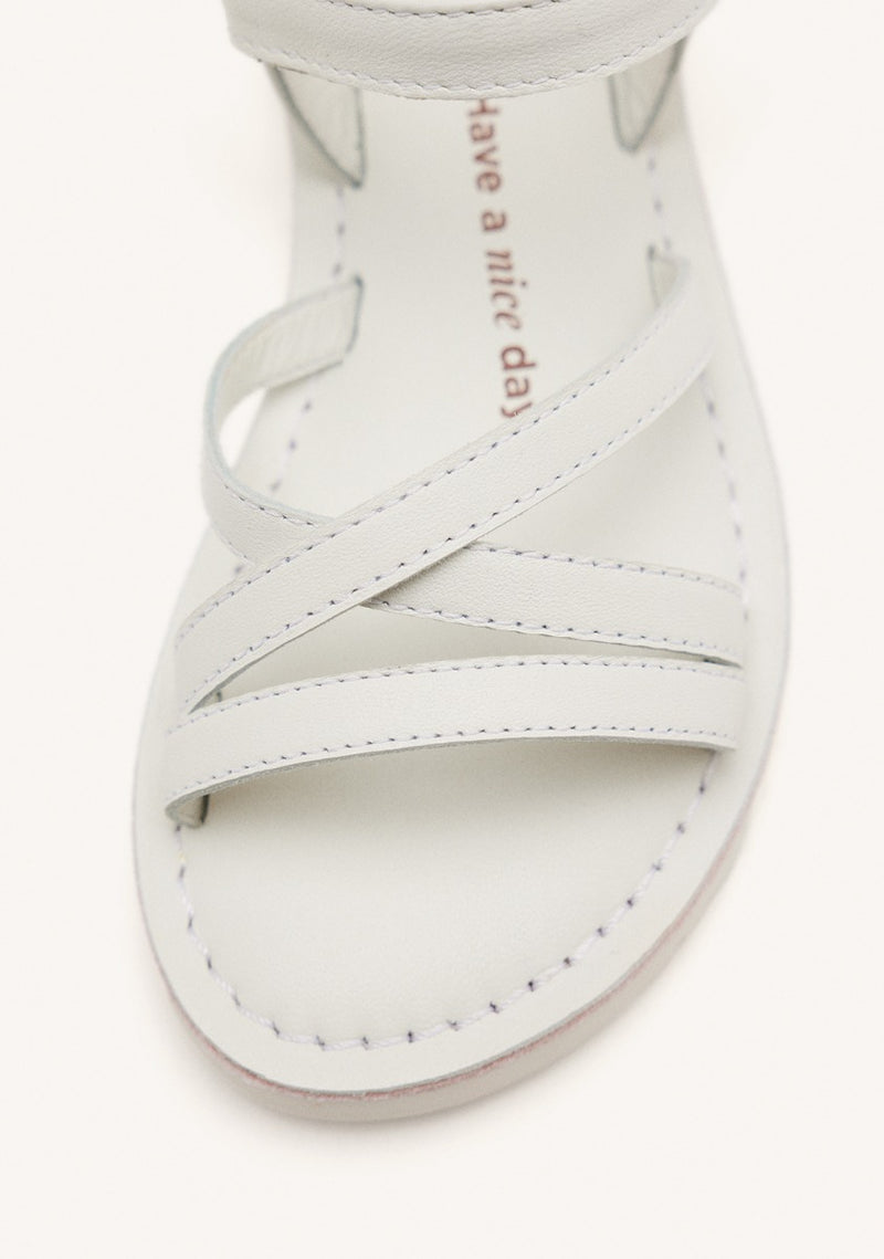 LEATHER STRAP SANDALS TOLLAND