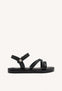 LEATHER STRAP SANDALS TOLLAND