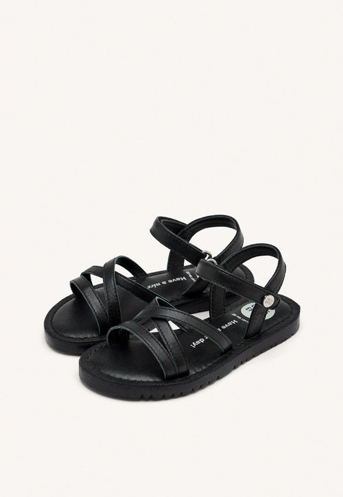 LEATHER STRAP SANDALS TOLLAND