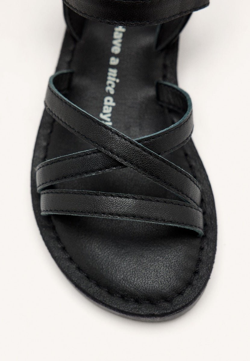 LEATHER STRAP SANDALS TOLLAND