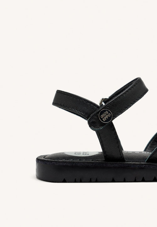 LEATHER STRAP SANDALS TOLLAND