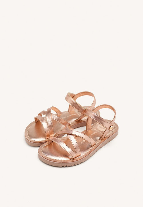LEATHER STRAP SANDALS TOLLAND