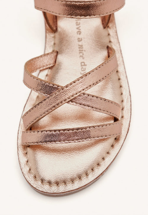 LEATHER STRAP SANDALS TOLLAND