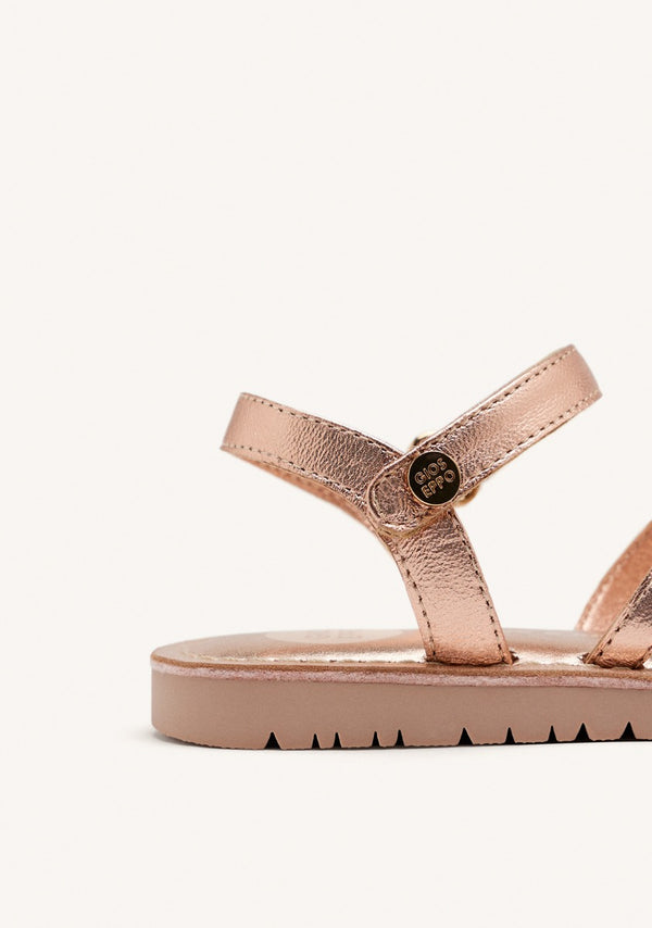 LEATHER STRAP SANDALS TOLLAND
