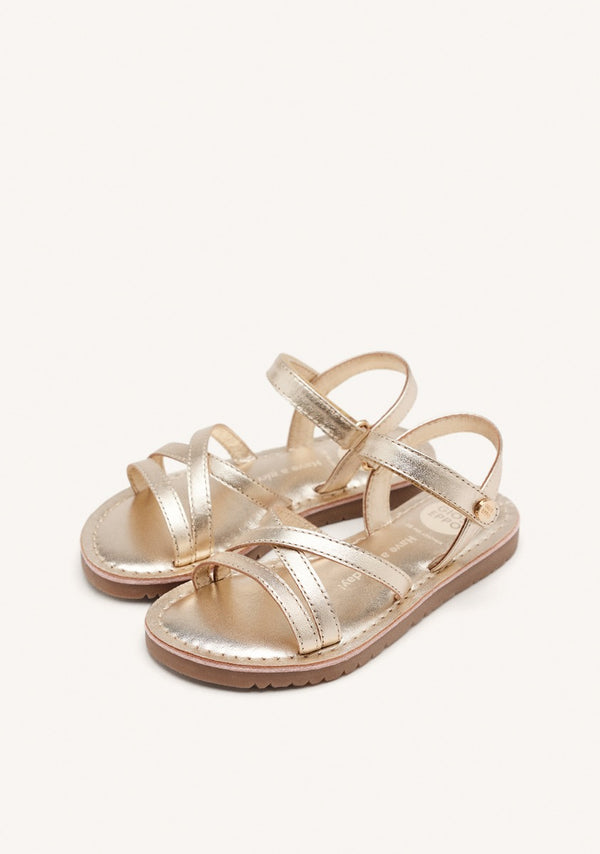 LEATHER STRAP SANDALS TOLLAND