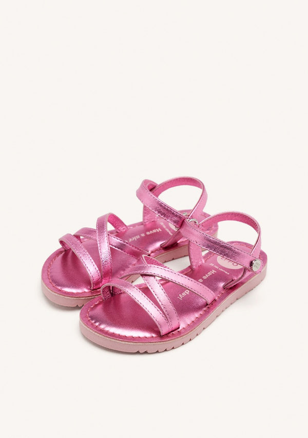 LEATHER STRAP SANDALS TOLLAND