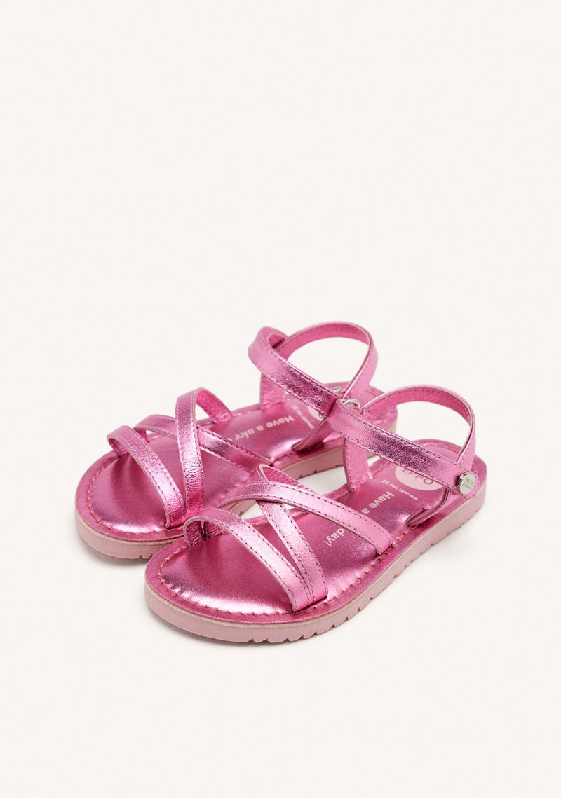 LEATHER STRAP SANDALS TOLLAND