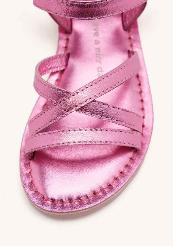 LEATHER STRAP SANDALS TOLLAND