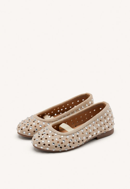 LEATHER STUDDED MARY-JANE BALLET FLATS DEDHAM