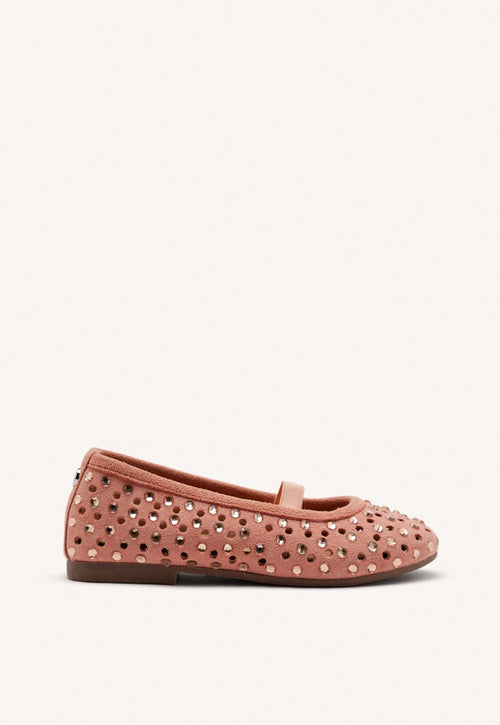 LEATHER STUDDED MARY-JANE BALLET FLATS DEDHAM