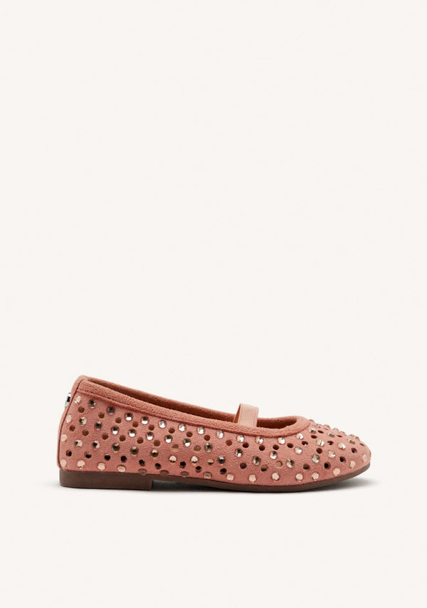 LEATHER STUDDED MARY-JANE BALLET FLATS DEDHAM
