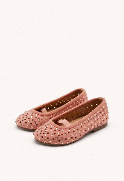 LEATHER STUDDED MARY-JANE BALLET FLATS DEDHAM