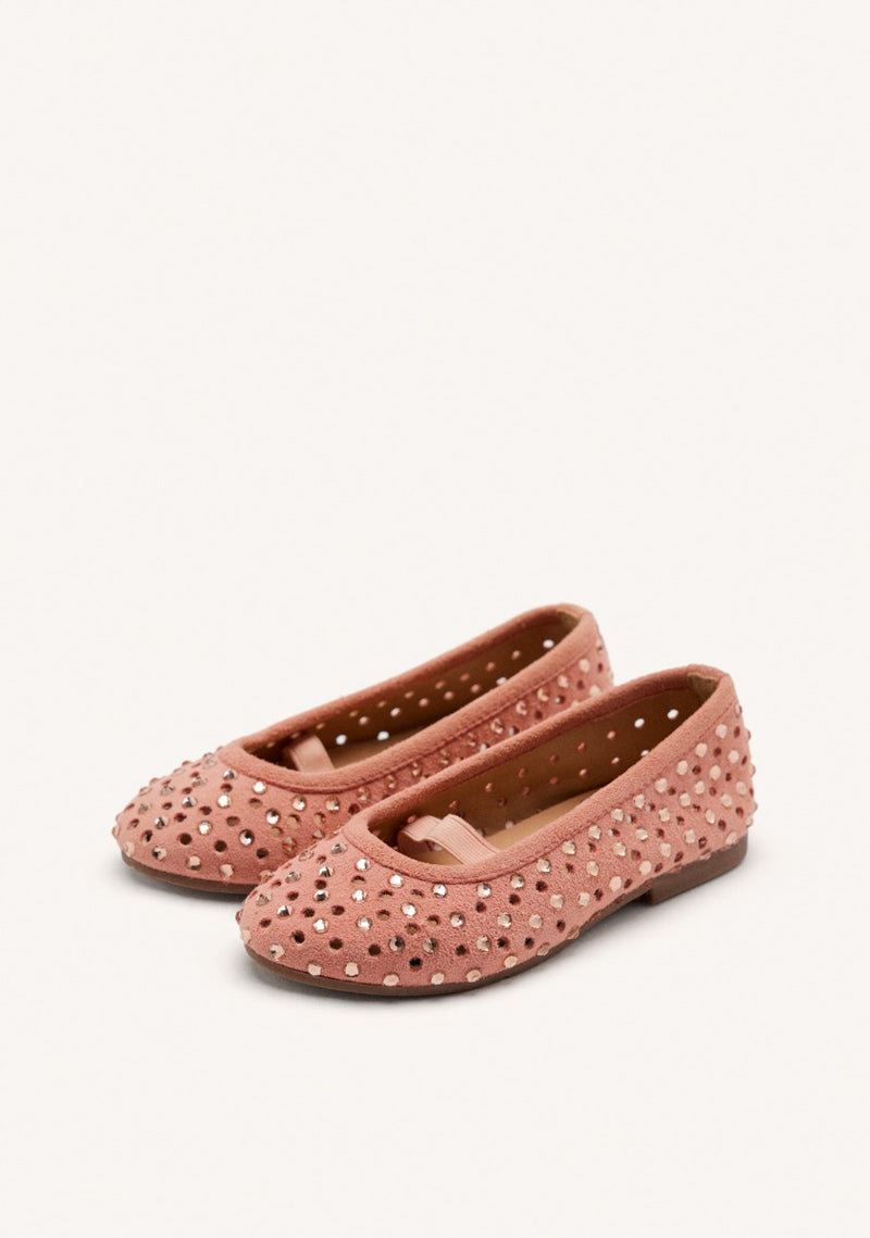 LEATHER STUDDED MARY-JANE BALLET FLATS DEDHAM