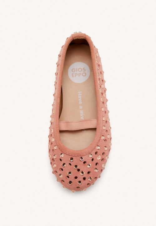 LEATHER STUDDED MARY-JANE BALLET FLATS DEDHAM
