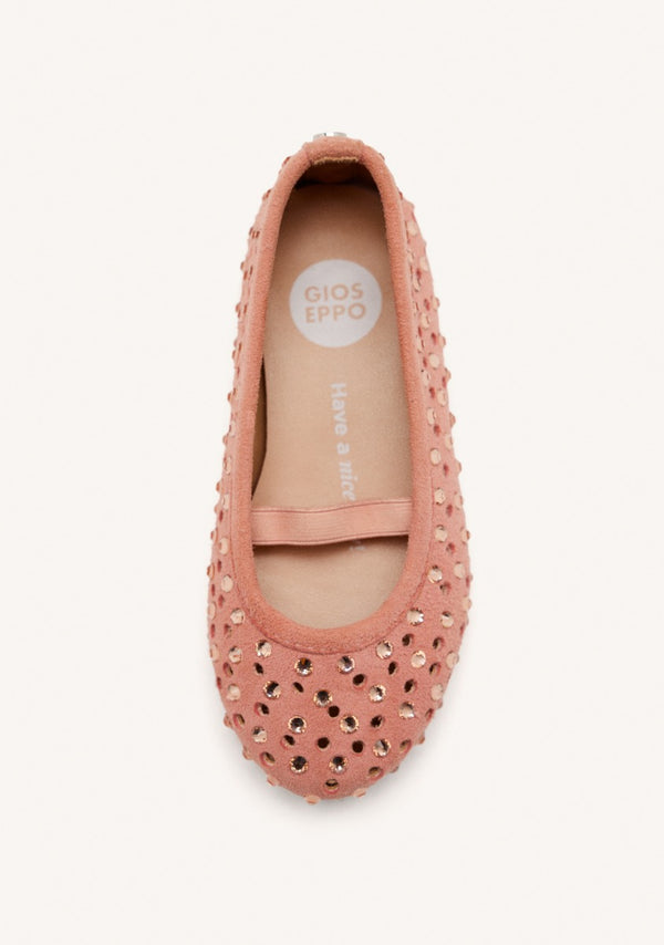 LEATHER STUDDED MARY-JANE BALLET FLATS DEDHAM