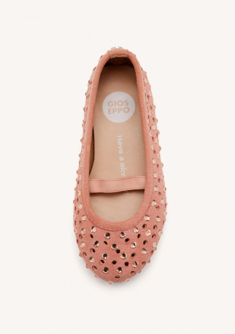 LEATHER STUDDED MARY-JANE BALLET FLATS DEDHAM