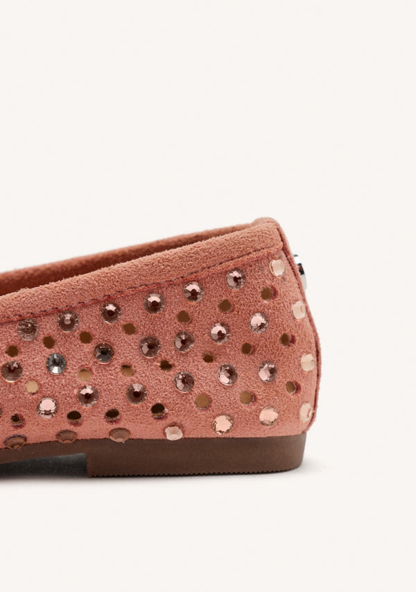 LEATHER STUDDED MARY-JANE BALLET FLATS DEDHAM