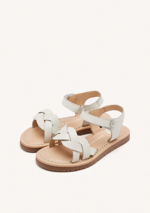 BRAIDED LEATHER SANDALS ROWLEY