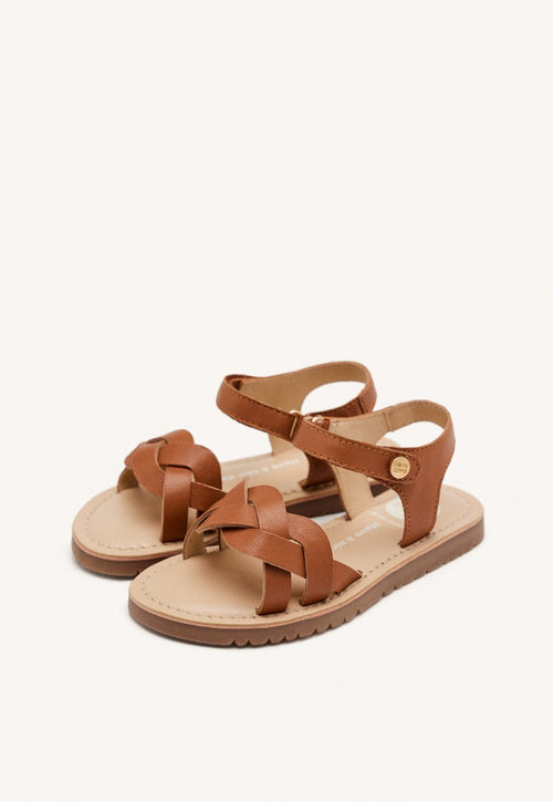 BRAIDED LEATHER SANDALS ROWLEY