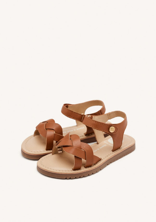 BRAIDED LEATHER SANDALS ROWLEY