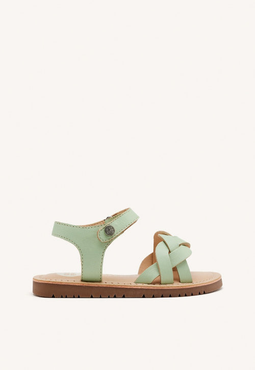 BRAIDED LEATHER SANDALS ROWLEY