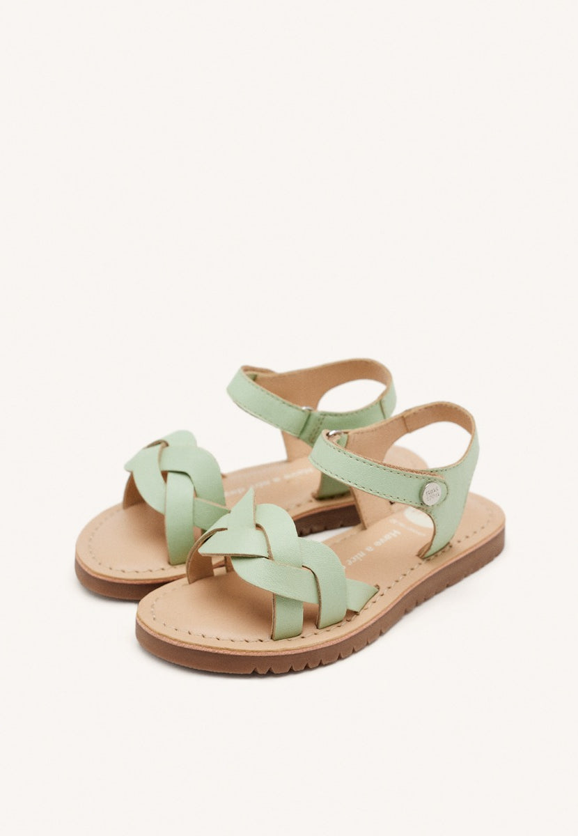 BRAIDED LEATHER SANDALS ROWLEY