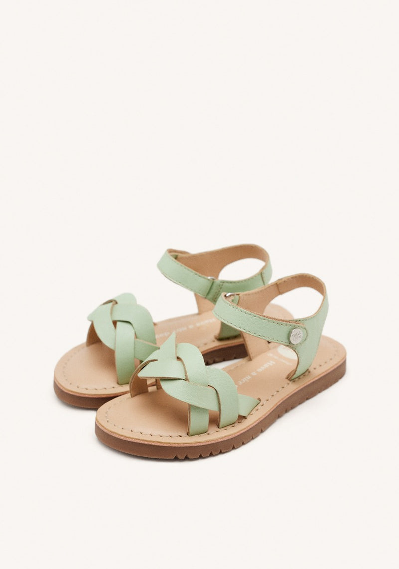 BRAIDED LEATHER SANDALS ROWLEY