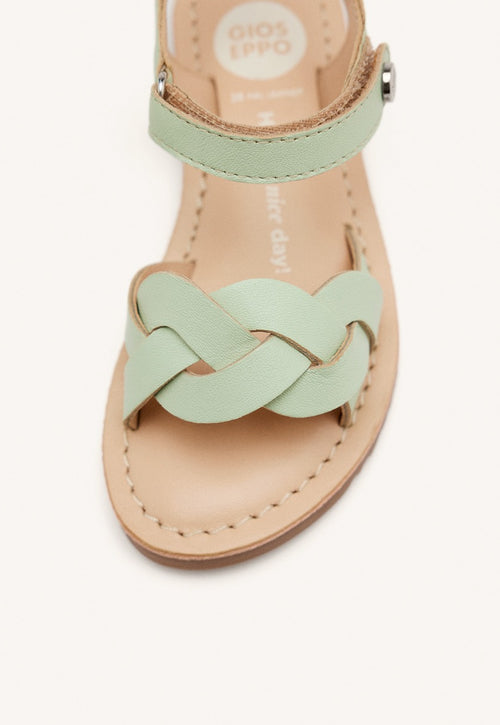 BRAIDED LEATHER SANDALS ROWLEY