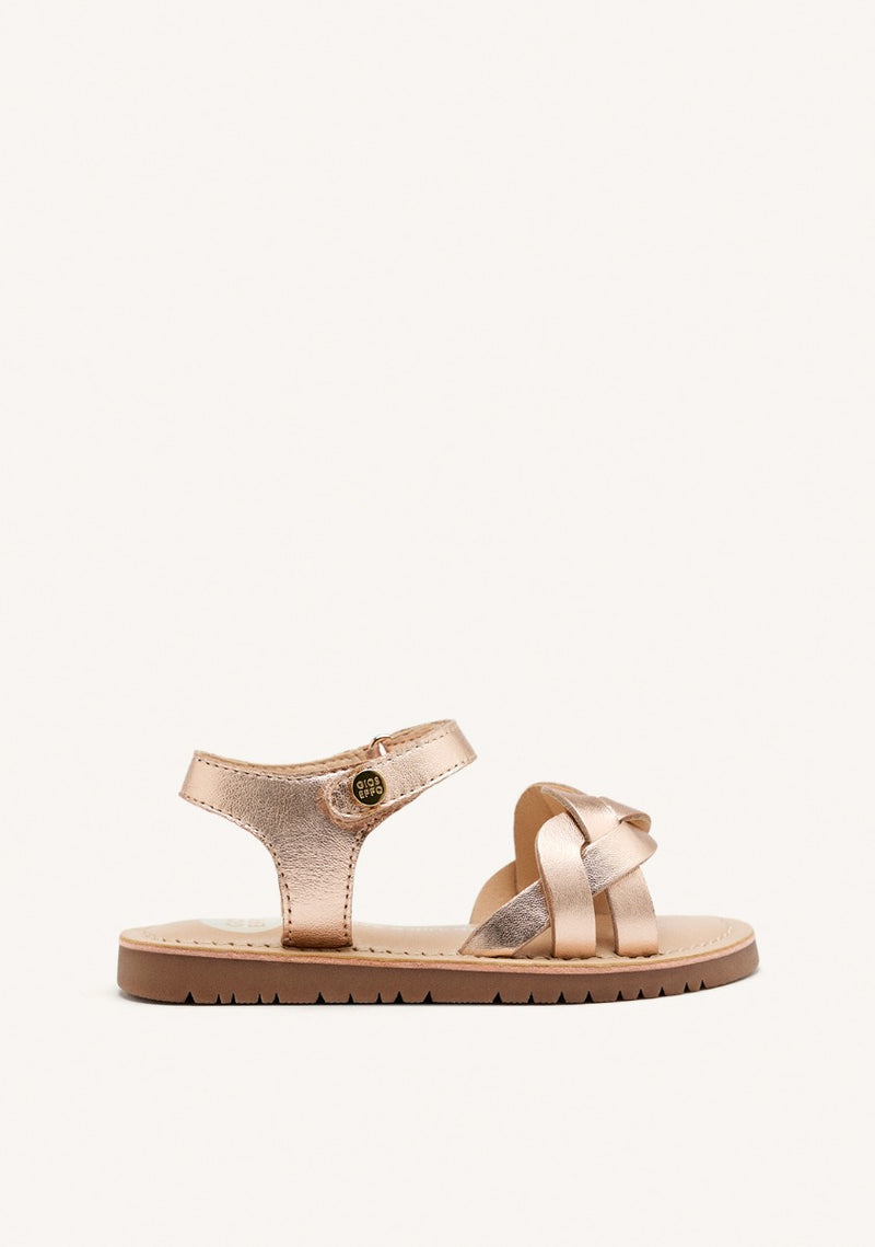 BRAIDED LEATHER SANDALS ROWLEY