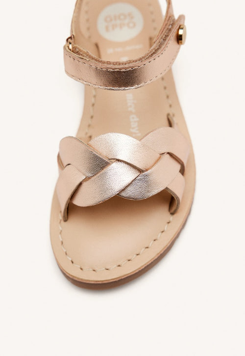 BRAIDED LEATHER SANDALS ROWLEY