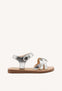 BRAIDED LEATHER SANDALS ROWLEY