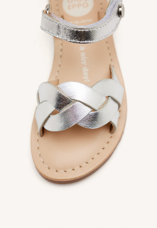 BRAIDED LEATHER SANDALS ROWLEY