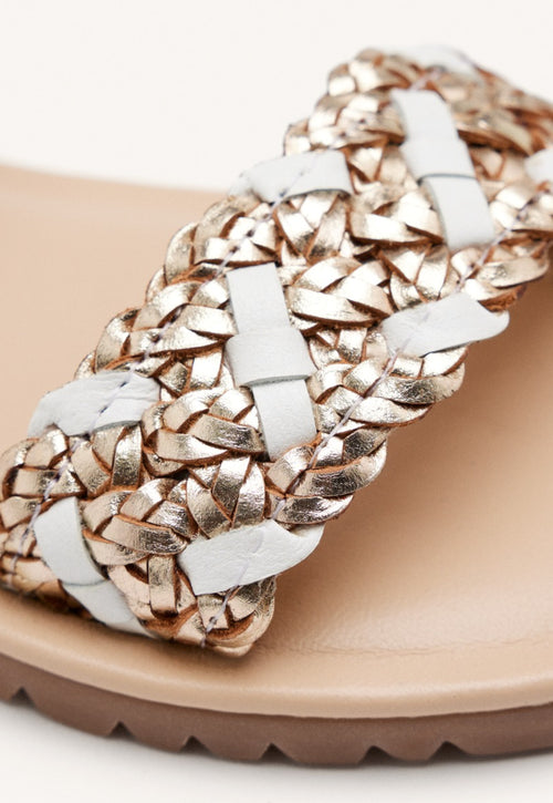 BRAIDED LEATHER SANDALS LEMINGTON