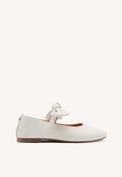 LEATHER MARY-JANE BALLET FLATS BOW ERROL