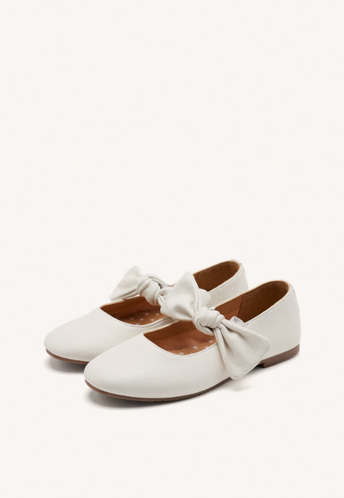 LEATHER MARY-JANE BALLET FLATS BOW ERROL