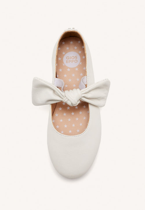 LEATHER MARY-JANE BALLET FLATS BOW ERROL