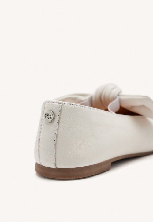 LEATHER MARY-JANE BALLET FLATS BOW ERROL