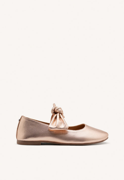 LEATHER MARY-JANE BALLET FLATS BOW ERROL