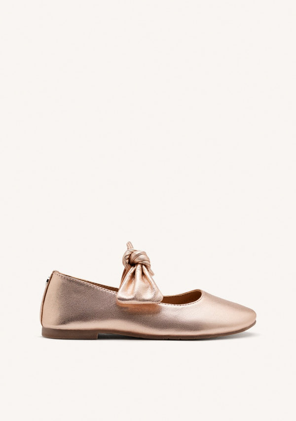 LEATHER MARY-JANE BALLET FLATS BOW ERROL