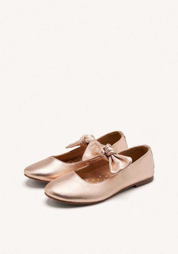 LEATHER MARY-JANE BALLET FLATS BOW ERROL