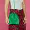 Mini-sac bandoulière couleur verte pour femme leyrat